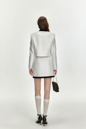 White New-Chinese Style Jacket