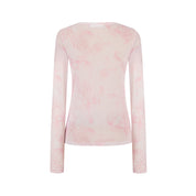 Pink Printed Diamond Base Top
