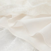 White Lace Irregular Skirt