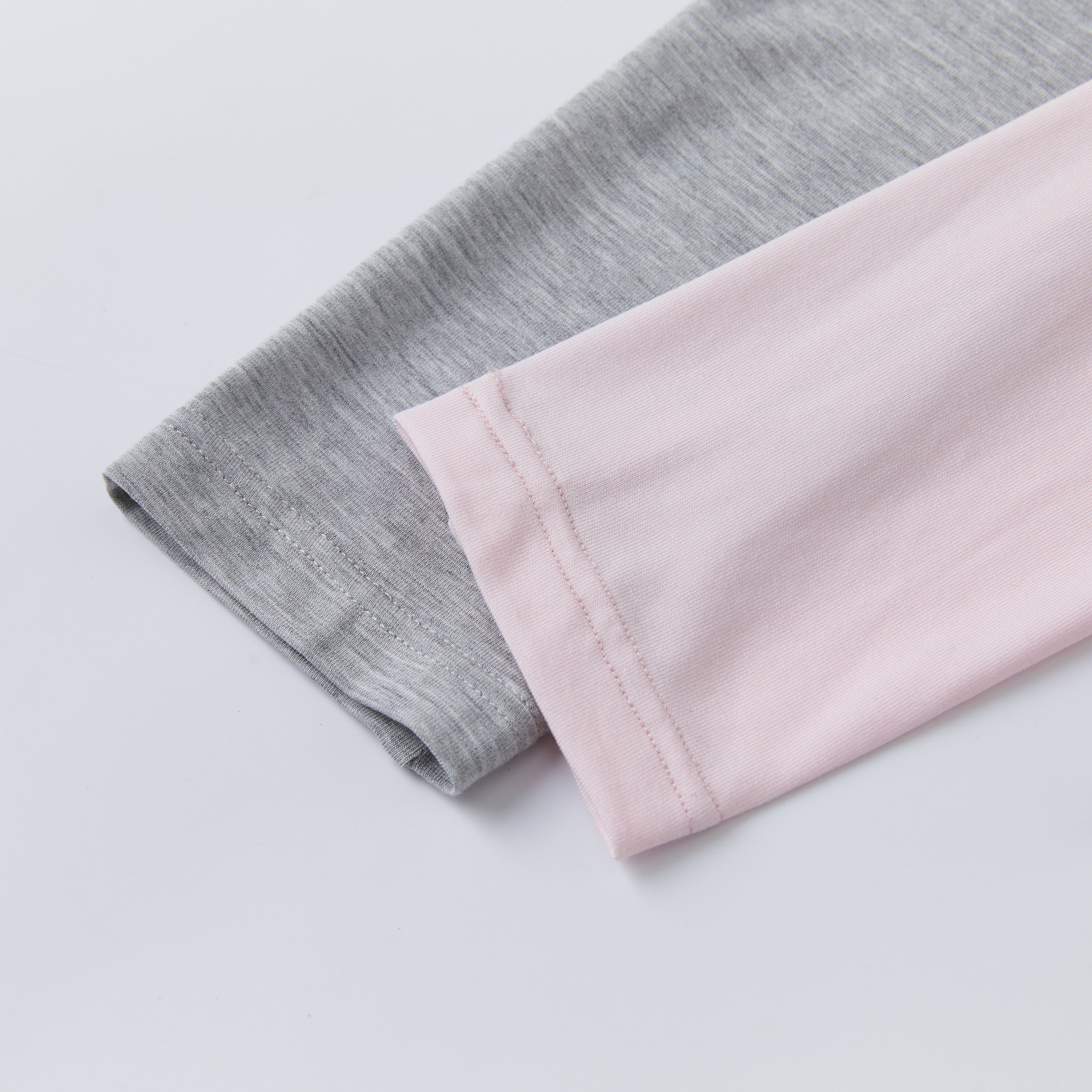 Pink Modal Layered Long Sleeve Top