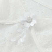 White Lace Patchwork Dress