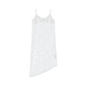 White Lace Patchwork Dress