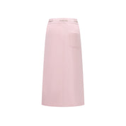 Pink Drawstring Padded Skirt