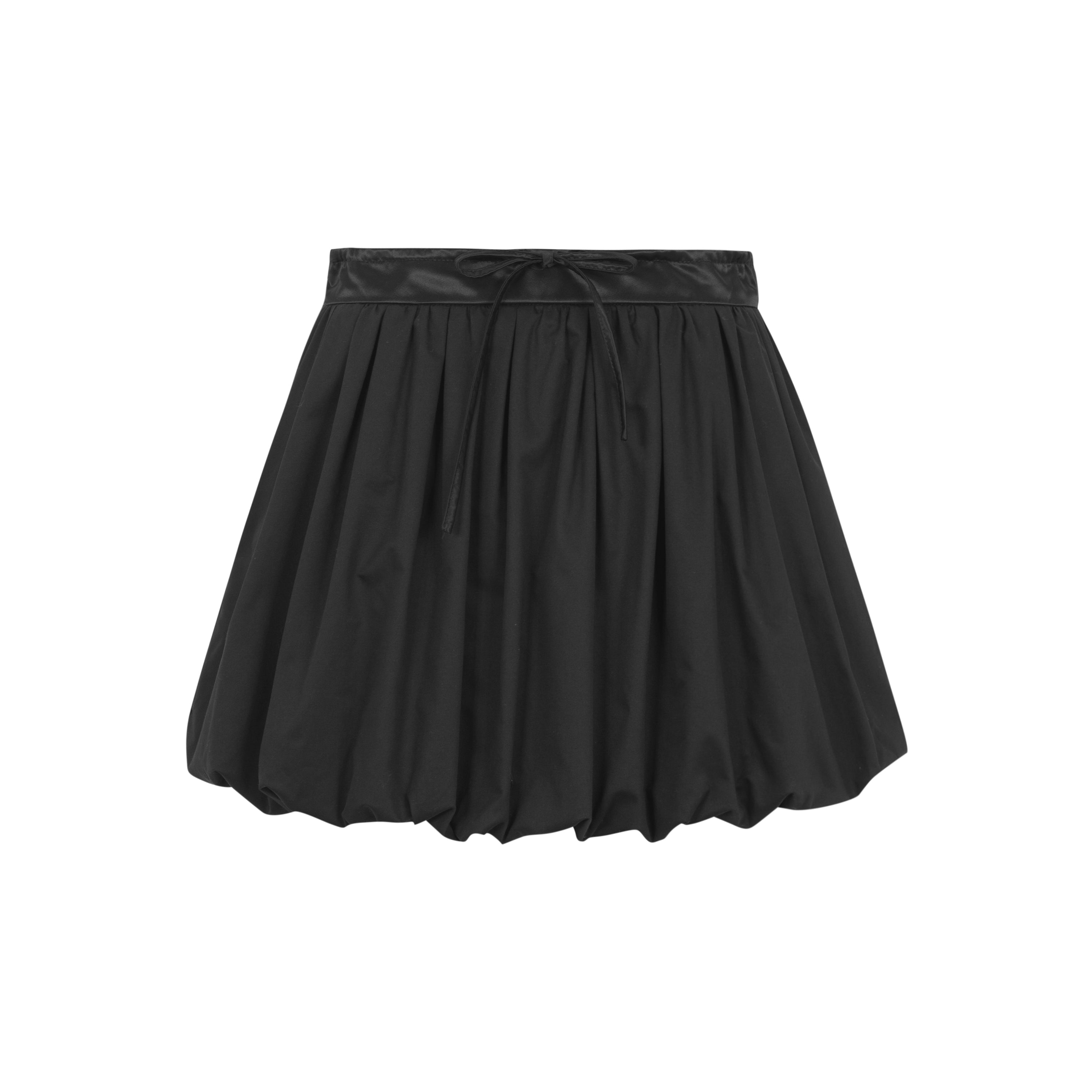 Black Flower Bud Skort