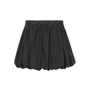 Black Flower Bud Skort