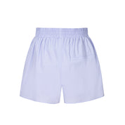 Purple Loose Embroidered Shorts