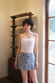 White Diamond Logo Knit Vest